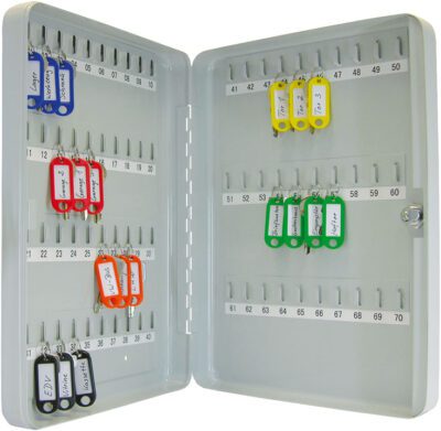 Picture of open high security Key Cabinets